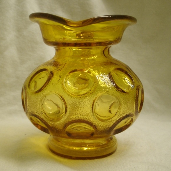 Vintage Kanawha Glass Thumbprint Pitcher Creamer - Picture 4 of 8